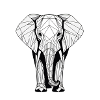 Moderner Elefant