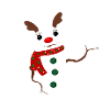 Snowman reindeer