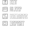 Eat Sleep Karate Repeat