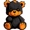 Kids Teddy Bear Looks Cute