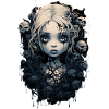 Gothic Girl Halloween Fantasy Dark