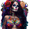 pretty dia de muertos