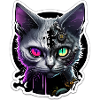Head of Zombie Cat