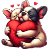 Cadeaux de Saint-Valentin Frenchie