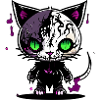 Zombie Cat Green Eyes