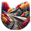 Die verlassene Herbststation