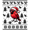 Red Cardinal Bird Christmas