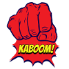 Red and strong fist, kaboom