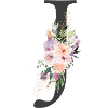 Buchstabe J, Monogramm, Blumen
