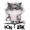 Chat grincheux
