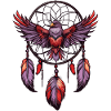 Dream catcher with bird