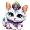Mardi Gras Katze Karneval Comic