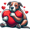 Cadeaux de Saint-Valentin Pitbull