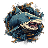 Underwater Tribal Shark
