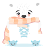 WINTER ANIMALS POLAR BEARS