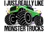 Confrontation de Monster Truck Vert-Violet