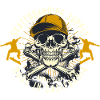 Skelettskate California Emblem