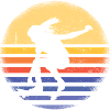Sport Retro Sunset Skateboarding