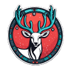 Reindeer Christmas Illustration