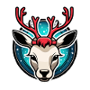 Reindeer Christmas Illustration