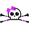 Cute Skull - Rose/Violet