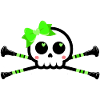 Cute Skull -Vert