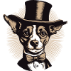 Der Gentleman Hund