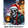 Weihnachten Skull Bier 2.1