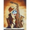 Cat Playing the Saxophone