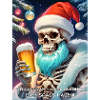 Weihnachten Skull Bier 2.9