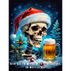 Weihnachten Skull Bier 2.5