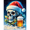 Weihnachten Skull Bier 2.8