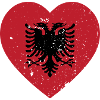 Drapeau albanais Aigle albanais Shqiponja