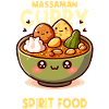 Massaman Curry Thai Food Kawaii