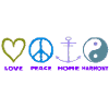 Peace, Peace, Freedom, Love