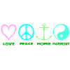 Peace, Peace, Freedom, Love