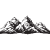 Mountains Symbol Icon