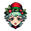 Elf Christmas Illustration