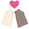 Lean & Loo Finger Hearts