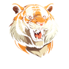 Tigre souriant