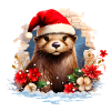 Christmas Otter