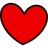 Saint-Valentin cœur rouge, st.valentin