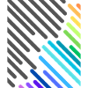 Bunte graue Streifen