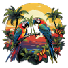 Jungle Mosaic Paradise