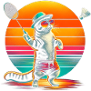 Cat Badminton