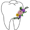 Flowery Tooth - Dentist Shirt