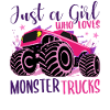Girl Power Monster Truck Stylish
