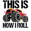 Rollender Monstertruck Abenteuer Drang