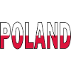 Poland in national colours