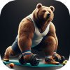 Ours avec haltères Fitness Sport